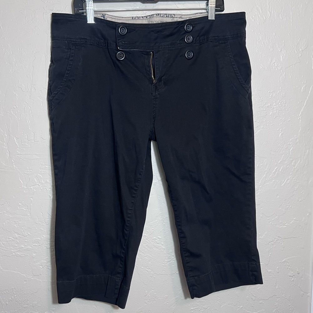 ZANA DI JEANS BLACK CAPRI SIZE 18